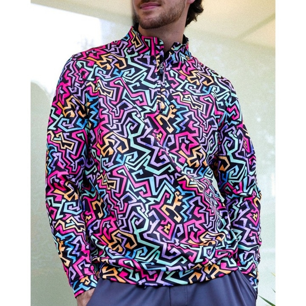 USA Palm 1/4 Zip Pullover